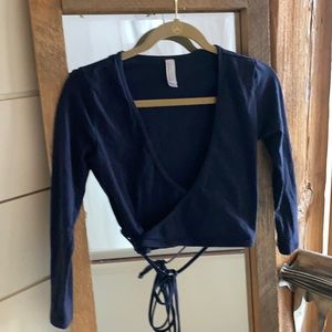 American Apparel wrap shirt